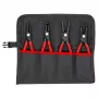 Knipex 00 19 57 V01 replės žiedams su raudona rankena
