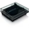 Patefono grotuvas su diržine pavara Lenco LS-10 Black su įmontuotais garsiakalbiais, 33/45 aps/min, RCA išėjimas, ausinių lizdas