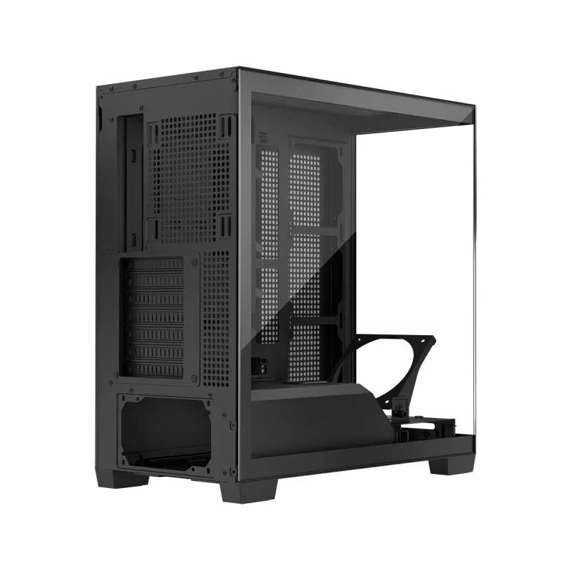 Korpusas MODECOM Volcano Stellar NF ATX midi tower, grūdintas stiklas, juodas, palaiko ATX/micro ATX, GPU iki 420mm, CPU aušintuvas 175mm