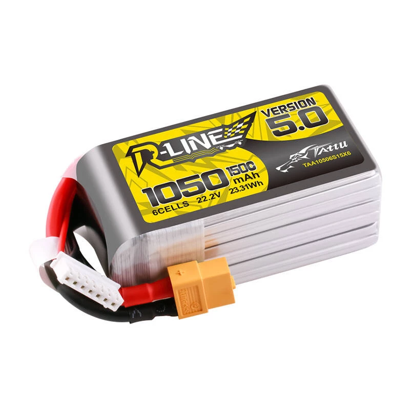 Baterija Tattu R-Line 5.0 1050 mAh 22,2 V Įvairiaspalvė