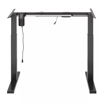 Ergo Office ER-433 reguliuojamo aukščio elektrinis darbo stalo rėmas, pilkas, iki 123 cm, 80 kg – be stalviršio, stovimam ir sėdimam darbui