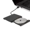 Išorinis DVD-RW įrenginys QOLTEC 51857 – USB 3.0, SATA sąsaja, DVD±R 8x, DVD±RW 4x, DVD-RAM 5x, CD 24x, juodas