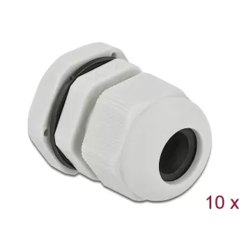 Kabelio įvadas DeLOCK 60199 pilkas plastikinis 10 vnt.