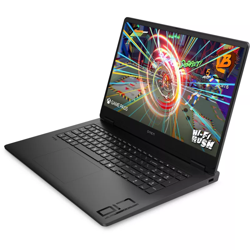 HP OMEN Gaming 17-db1178ng, 17,3 col. nešiojamas kompiuteris, juodas, AMD Ryzen AI 7 350, NVIDIA GeForce RTX 5060, 32 GB DDR5, 1 TB SSD, be operacinės sistemos