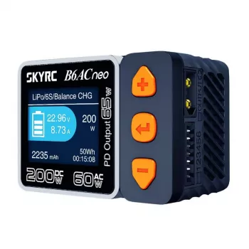 Baterijų kroviklis SkyRC B6AC Neo 10A AC DC LiPo Li-Ion LiFePO4