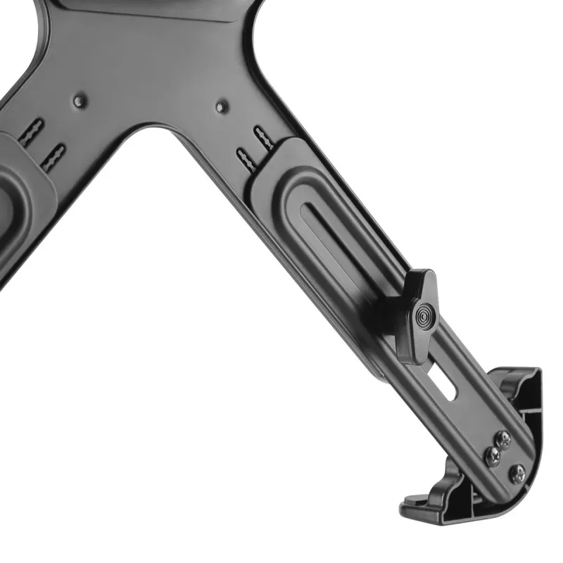 Nešiojamojo kompiuterio stovas MACLEAN MC-836 – reguliuojamas aukštis, ergonomiškas dizainas, juodas, horizontaliam nešiojamam kompiuteriui (58,5×236×320 mm)