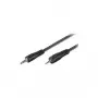 Wentronic Goobay Jack-Jack jungiamasis laidas, juodas, 2 m – 3,5 mm lizdas (3 kontaktai, stereo) > 2,5 mm lizdas (3 kontaktai, stereo) (50459)