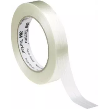 Lipnioji juosta Filament Tape 3M Tartan KT-0000-4032-1 — 50 m x 25 mm, skaidri, biaksialiai armuota