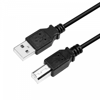 USB laidas LogiLink CU0007B USB 2.0 2 m USB A USB B juodas