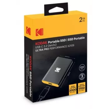 Nešiojamas SSD Kodak X210 S 3.2 Gen2 2TB EKSSD2TX210SK