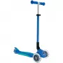 Paspirtukas Primo Foldable Plus Lights, tamsiai mėlynas/turquoise