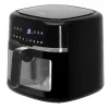 Kepimo indas Adler AD 6318 8 L, 2200 W, LED ekranas, 9 programų, juodas