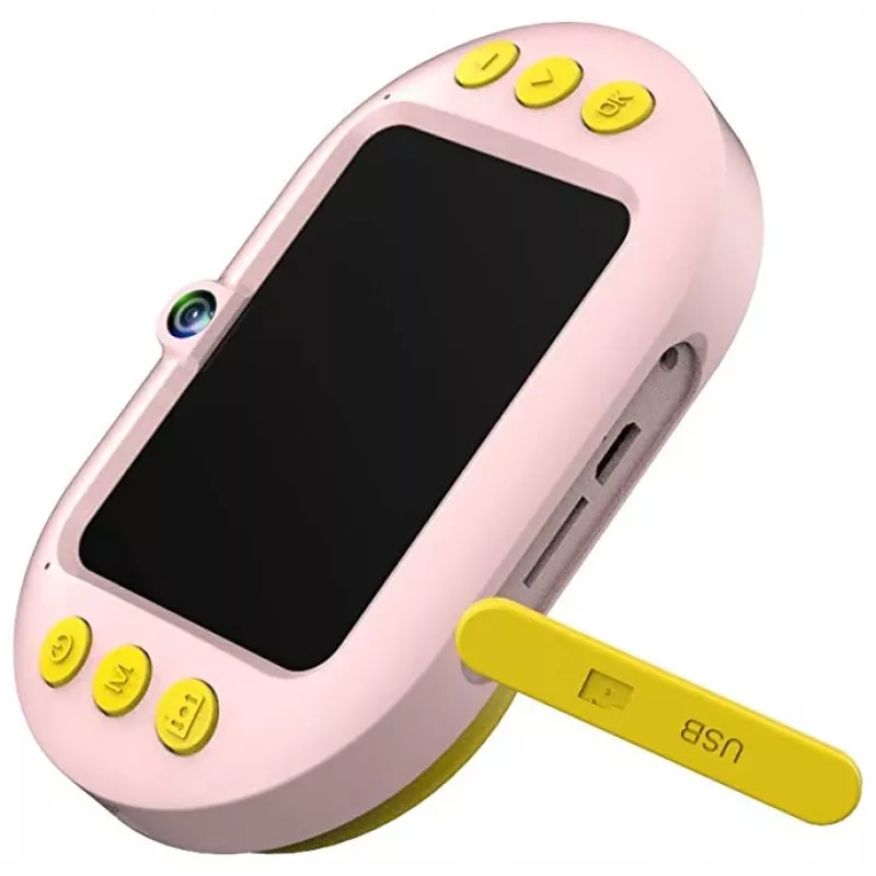 Realikids vandeniui atspari rožinė skaitmeninė kamera 16 MP