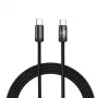 USB-C laidas Tellur TLL155801 240W 2m juodas – USB-C į USB-C įkrovimo ir duomenų perdavimo laidas