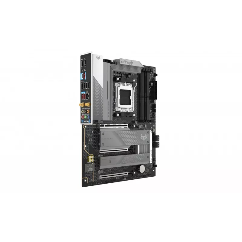 Motininė plokštė Sapphire NITRO+ B850A WIFI 7 AMD B850 Socket AM5 micro ATX, DDR5, 4 DIMM, 256GB, Wi‑Fi 7, 2.5GbE