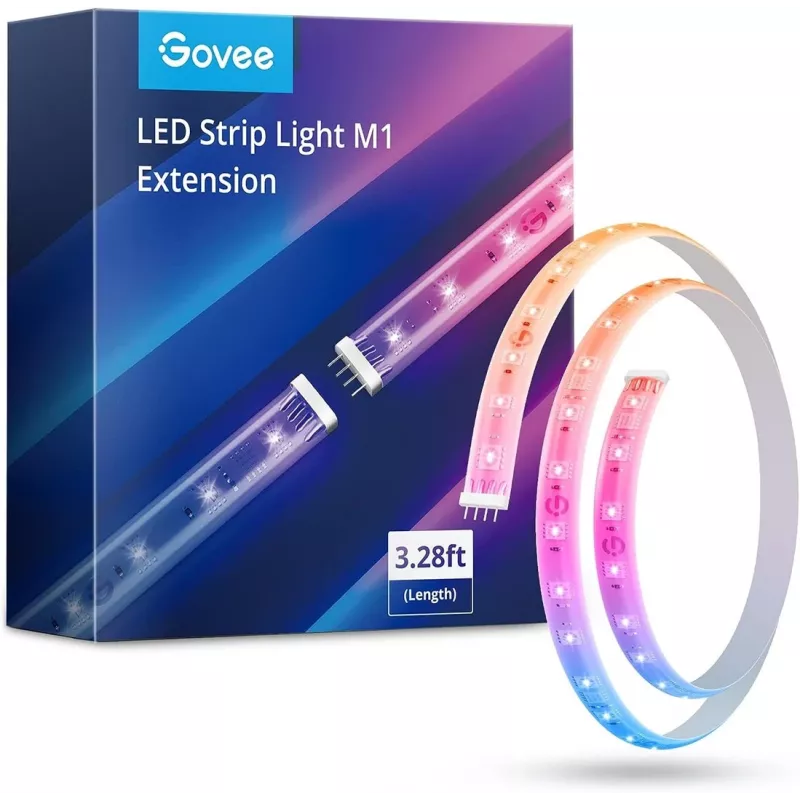 LED juostinis šviestuvas Govee H100E RGBIC+ 1m prailginimas