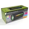 Nešiojamas stereo garsiakalbis TRACER Stripe Black – 10 W RMS, Bluetooth / laidinis, USB-A ir USB-C, MicroSD, įmontuota baterija (iki 5 h)