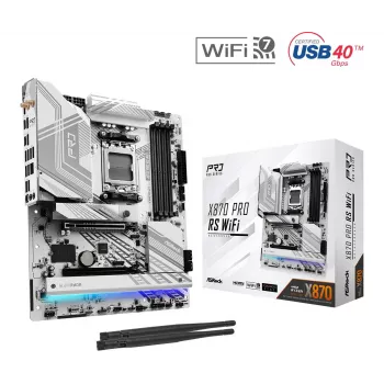ASRock X870 Pro RS WiFi AM5 ATX pagrindinė plokštė