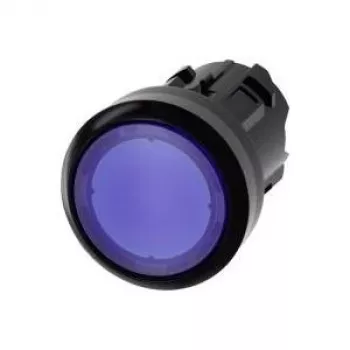 Siemens 3SU10010AB500AA0 elektrinis pavadėlis IP66, IP67, IP69, IP69K Juoda, Mėlyna