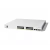Cisco Catalyst 1200-24FP-4G Smart Switch, 24 prievadai GE, Full PoE, 4x1GE SFP, ribota viso gyvenimo apsauga (C1200-24FP-4G)