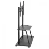 Mobilus stovas televizoriui MANHATTAN 1-ekranui 37–100 col. Juodas VESA 200x200–800x600 Maks. 150 kg