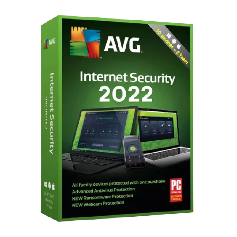 AVG Internet Security | 10 kompiuterių | 2 metai