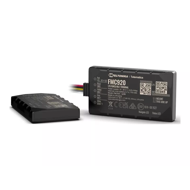 GPS sekiklis Teltonika FMC920 4G LTE CAT 1 0.128GB Juodas