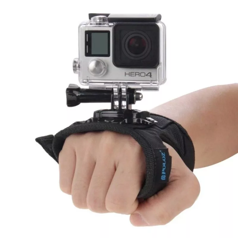 Puluz rankos riešo dirželis veiksmo kameroms su 360° sukimu – suderinamas su GoPro HERO 7/6/5/4/3/2, SJCAM, Xiaomi