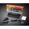 Įkroviklis baterijoms everActive NC-1200 – universalus 12 baterijų įkroviklis AA/AAA, 12 V įėjimas, juodas