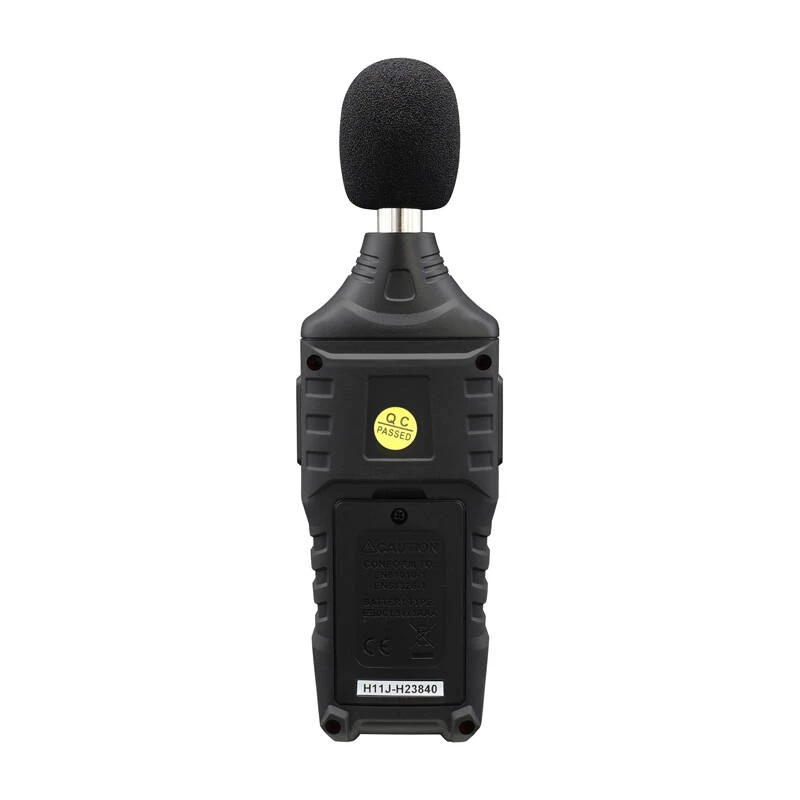 Skaitmeninis decibelmatis Habotest HT622B – garso lygio matuoklis su A/C svertine ir USB sąsaja