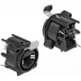 DeLOCK D tipo modulis RJ45 lizdas litavimui juoda moteriška 25 mm