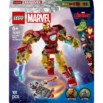 LEGO MARVEL 76307 Geležinio Žmogaus mechas prieš Ultroną