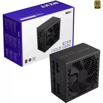 NZXT C750 Gold Core 750W ATX maitinimo blokas, juodas
