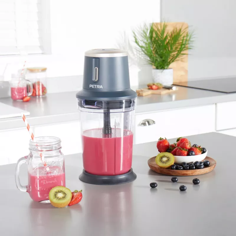 Belaidis trintuvas Petra PT5393BGRYVDE, 1,5 l, nerūdijančio plieno peiliai