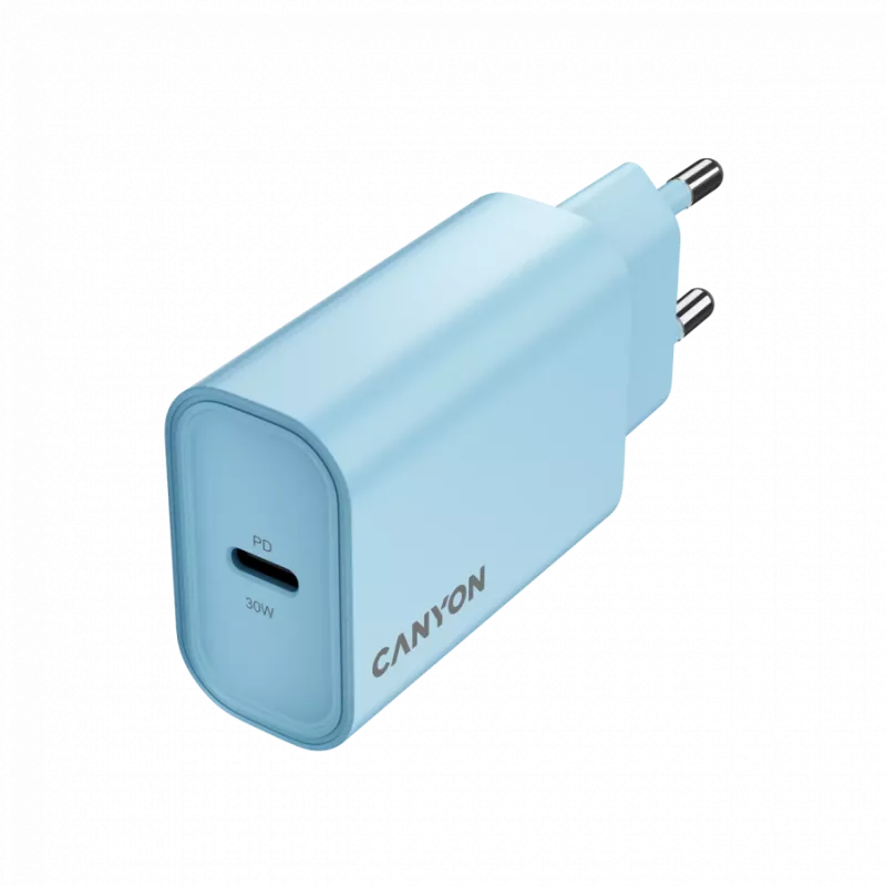 Maitinimo adapteris CANYON Charger OnCharge 30CL, 30W, USB-C PD, 1 prievadas