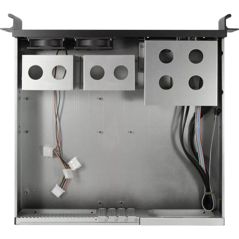 Serverio korpusas Inter-Tech 2U-K-240L Juodas