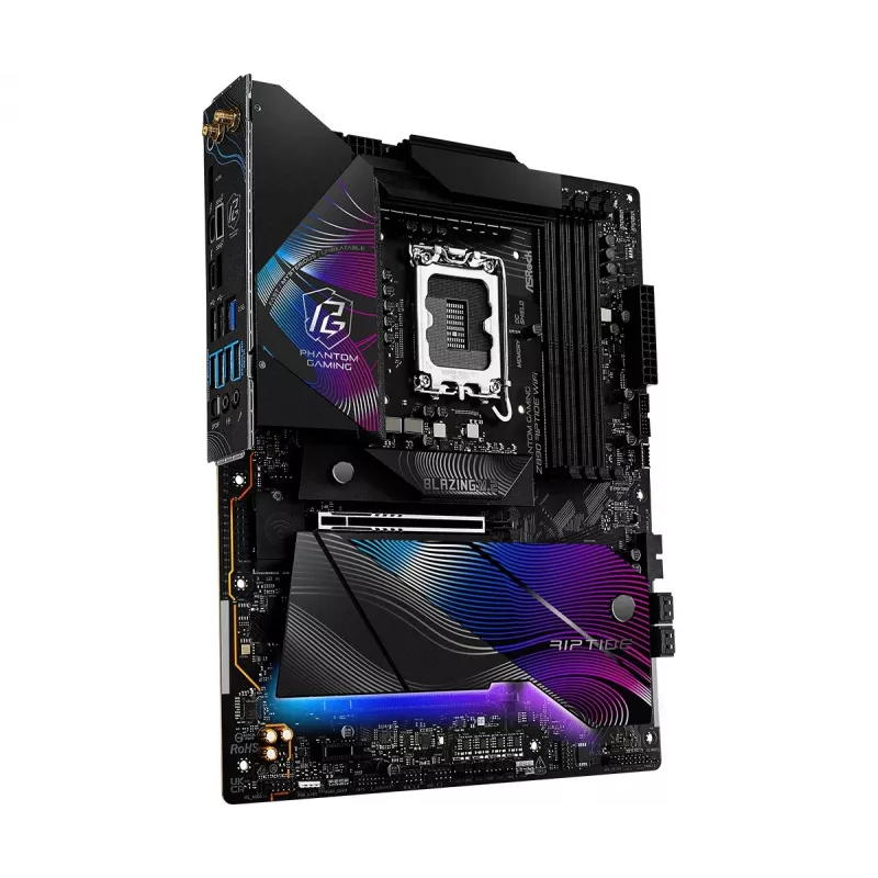 Motininė plokštė ASRock Z890 Riptide WiFi — Intel Z890, LGA1851, ATX, DDR5, 4 DIMM, Wi‑Fi 7, 2.5Gb LAN, Thunderbolt 4