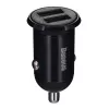 Automobilinis įkroviklis Baseus Gain Pro Universal Black — 2× USB 2.0, 2,4 A vienam prievadui, įėjimas 12–24 V, 5 V išėjimas