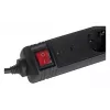 EnerGenie SPG5-C-15 apsauginis filtras nuo viršįtampių, juodas, 5 kištukiniai lizdai, 250 V, 4,5 m