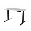 Elektra reguliuojamo aukščio stalas cama meble MOON 121x67x72–120 cm, stačiakampis medžio drožlių plokštės stalviršis, 100–240 V