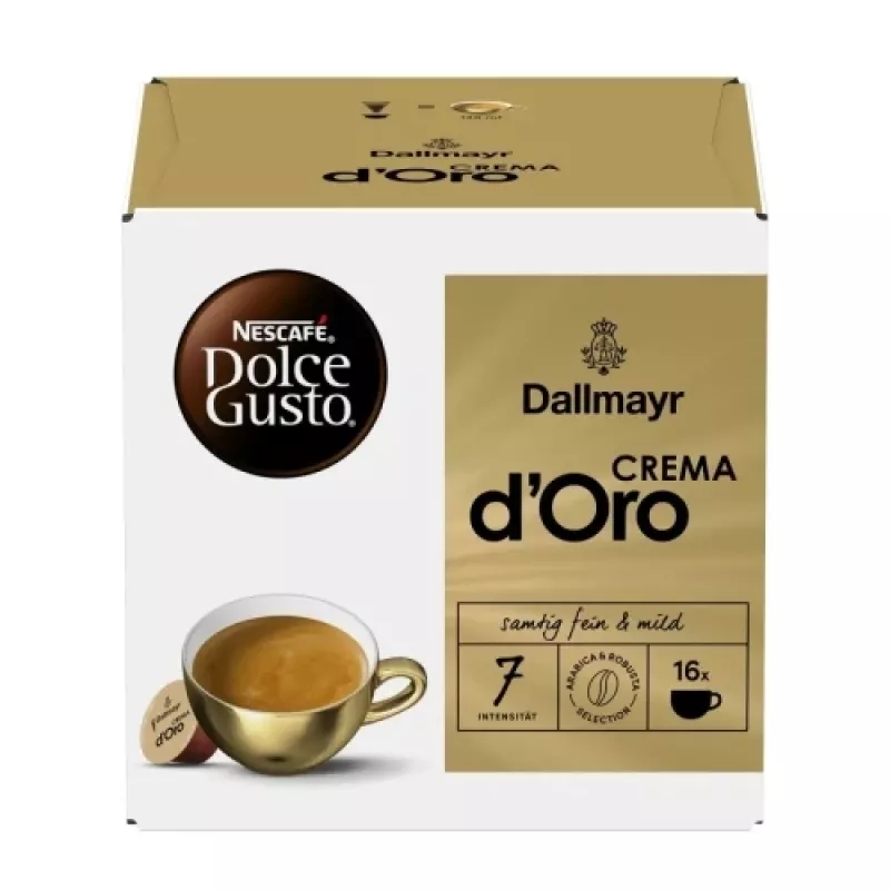Nescafe Dolce Gusto Dallmayr CREMA d'Oro kavos kapsulės, 16 vnt.