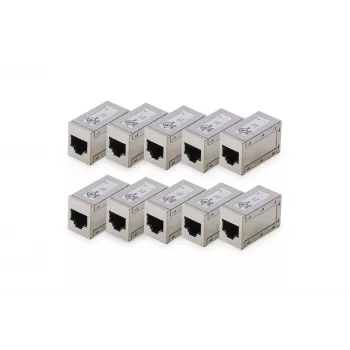 Digitus CAT 6 modulinės jungtys ekranuotos 10 vnt. RJ-45 auksiniai kontaktai