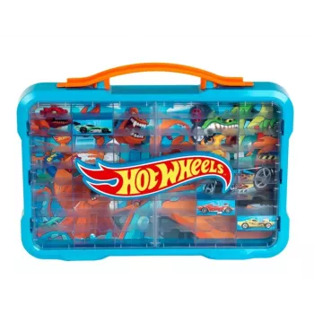 Hot Wheels nešiojamas dėklas su šviečiančiu logotipu