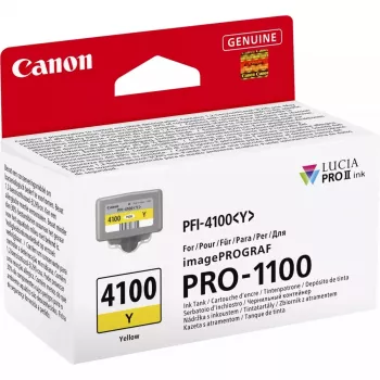 Canon PFI-4100 geltona kasetė 80 ml LUCIA PRO II originali
