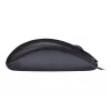 Logitech M90 laidinė optinė biuro pelė — 1000 DPI, ambidekstrinė, USB Type-A, juoda