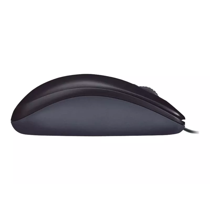 Logitech M90 laidinė optinė biuro pelė — 1000 DPI, ambidekstrinė, USB Type-A, juoda