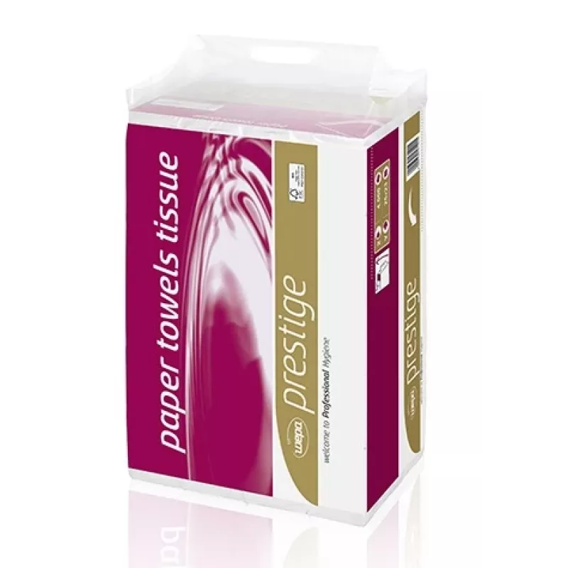 WEPA W-Fold popieriniai rankų rankšluosčiai LPCB2120, 120 lapų, 20,6 x 32 cm, celiuliozė, 25 pak.