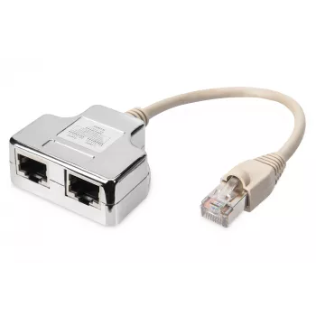 Pataisos laido adapteris Digitus CAT 5e ekranuotas 1:1