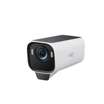 IP lauko šaudyklinė stebėjimo kamera Anker Eufy S3 Pro — 4K (3840×2160), 135° matymo kampas, sieninis laikiklis, laidinis ir belaidis
