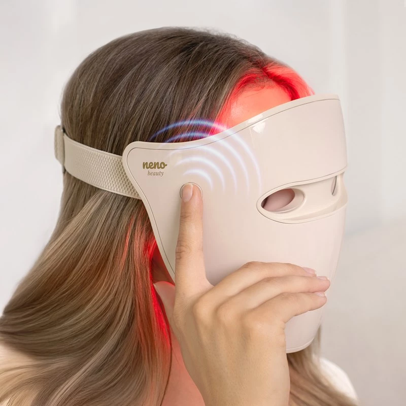 LED šviesos terapijos kaukė veido odos būklei gerinti Neno Beauty Alva